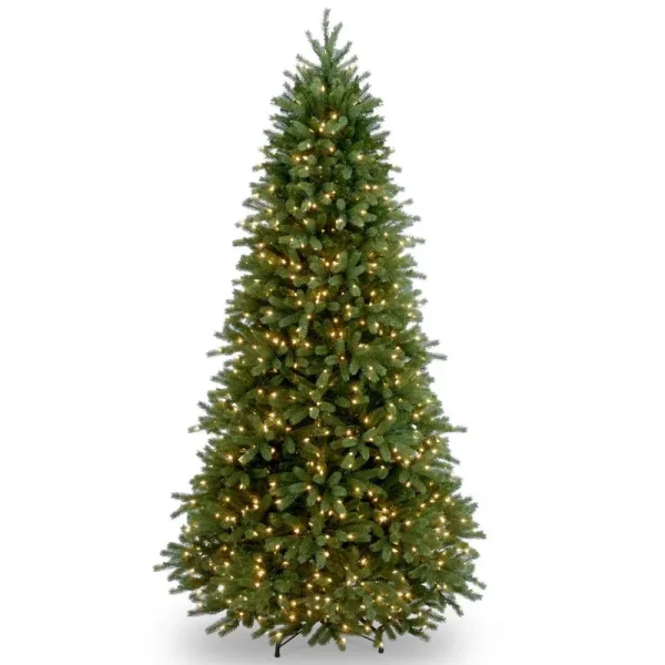 Frasier Grande Green Artificial Fir Christmas Tree with LED Color Lights Light Color: White, Size: 6.5 ft.