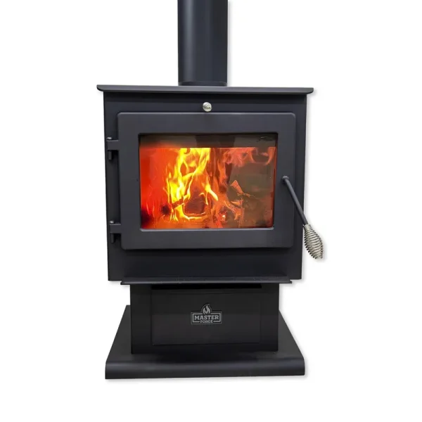 Master Forge 2500-sq ft Heating Area Firewood and Fire Logs Wood Stove WS110