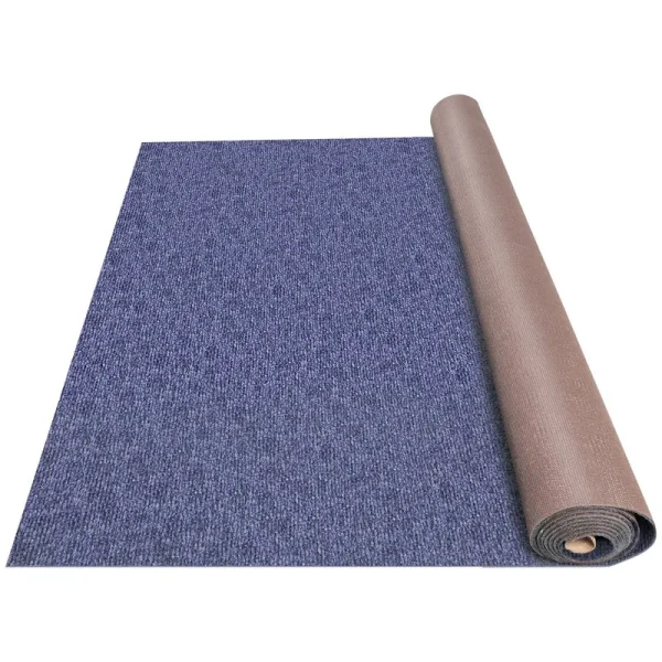 VEVOR Marine Carpet Bass Boat Carpet 32 oz 6'x23' Area Rug for Patio Porch Deck Garage, Blue