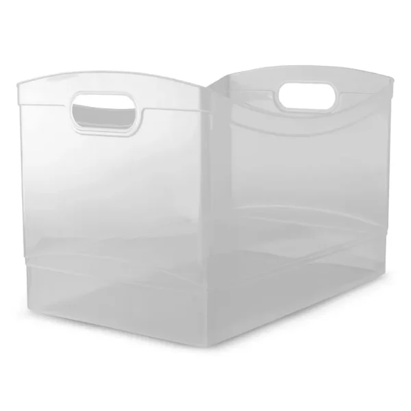 Mainstays Utility Storage Organizer Bin - Clear - 5 x 15 in