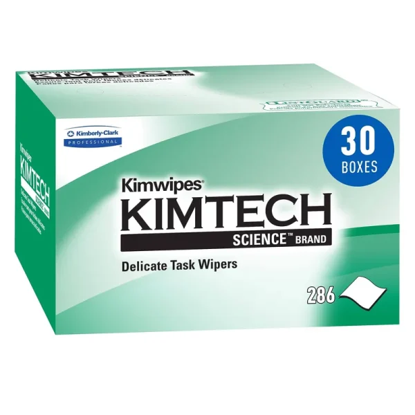 Kimtech Kimwipes Delicate Task Wipers 1-Ply 4 2/5 x 8 2/5 280/Box 30