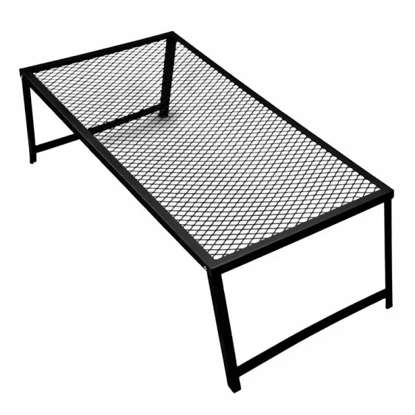 Steel Mesh Over Fire Camping Grill Gate Family Size
