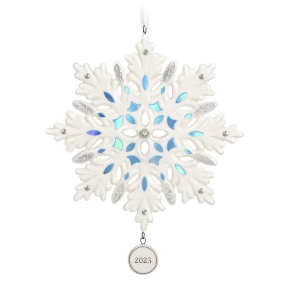 Hallmark Snowflake 2023 Porcelain Keepsake Christmas Ornament