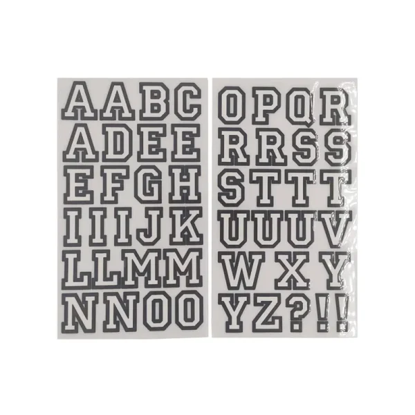 Imagin8 Iron-On Athletic Letters - 1.5" - 1.5 in