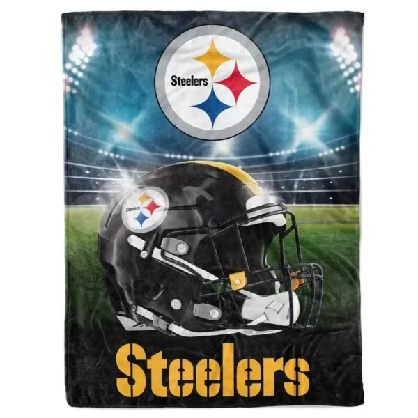 logobrands Pittsburgh Steelers 60" x 80" Stadium Lights Blanket