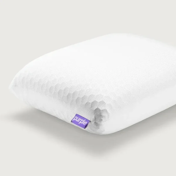 Purple Freeform Pillow, Customizable Support, Extra Filling, Pressure Relief, Cooling, GelFlex Grid, Standard