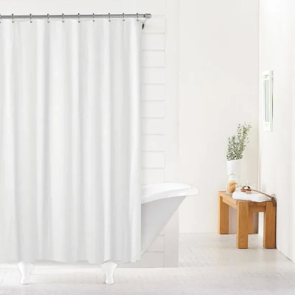 Sonoma Goods for Life Heavy Weight Fabric Shower Curtain Liner White 70