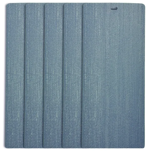 Dalix Arctic Blue Vertical Blind Texture Slats Window Size 70.5 Qty 5 Pack
