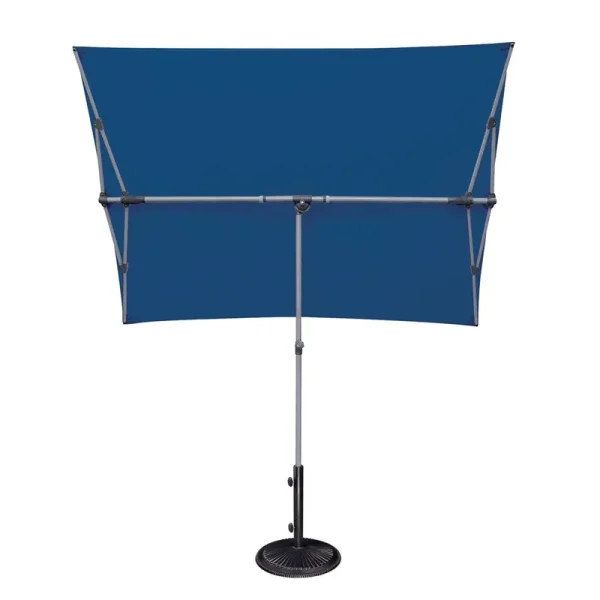 Aleshya 5' x 7' Rectangular Market Umbrella Fabric Color: Ocean Blue