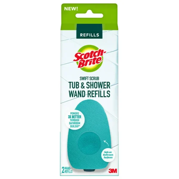 Scotch-Brite Swift Scrub Tub & Shower Wand Refills 2 Pk