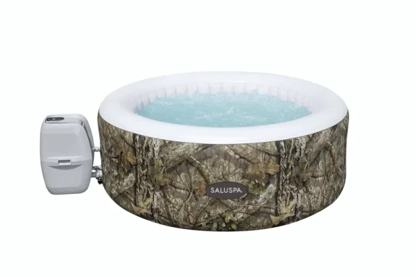 SaluSpa Mossy Oak Inflatable Hot Tub 2-4 Person Outdoor Spa