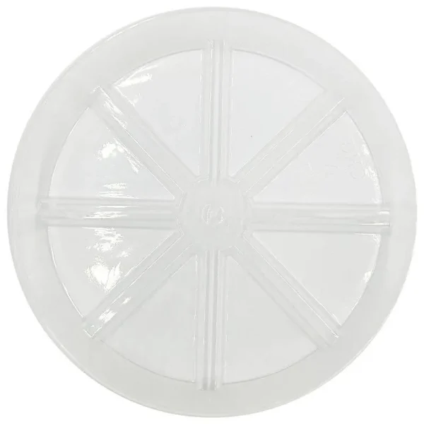 Classic Home and Garden 8" Plastic Planter Saucer Clear