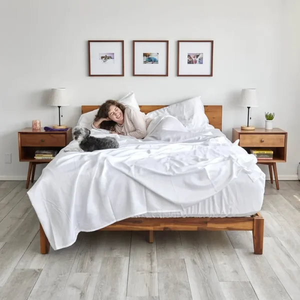 Sheets & Giggles Eucalyptus Sheets, Full / White