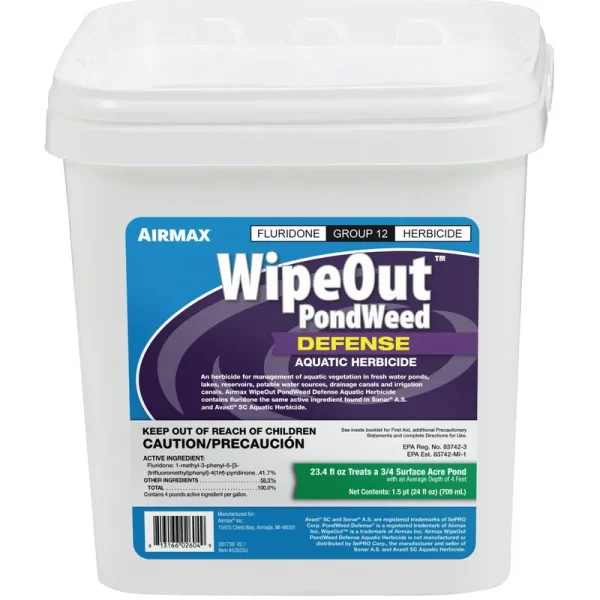Airmax Wipeout Pondweed Defense - 24 Ounce