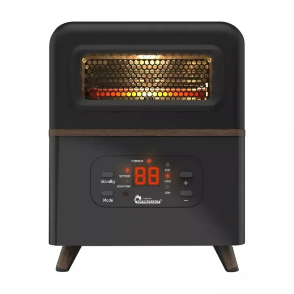 Dr Infrared Heater DR-978 Dual Heating Hybrid Space Heater 1500W with Remote