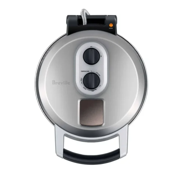 Brevile BREBPZ600XL Pizza Maker, 19.5 x 12.6 x 19.2 Inches, Silver