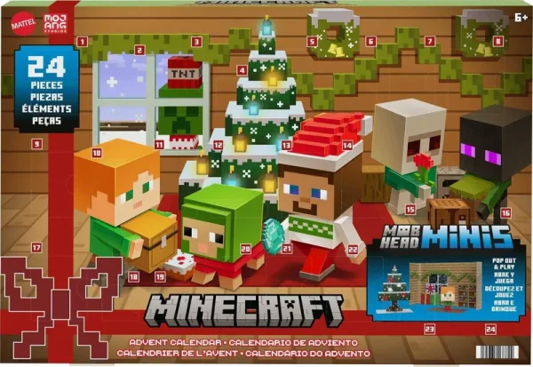 Minecraft Mob Head Minis Advent Calendar Accessory
