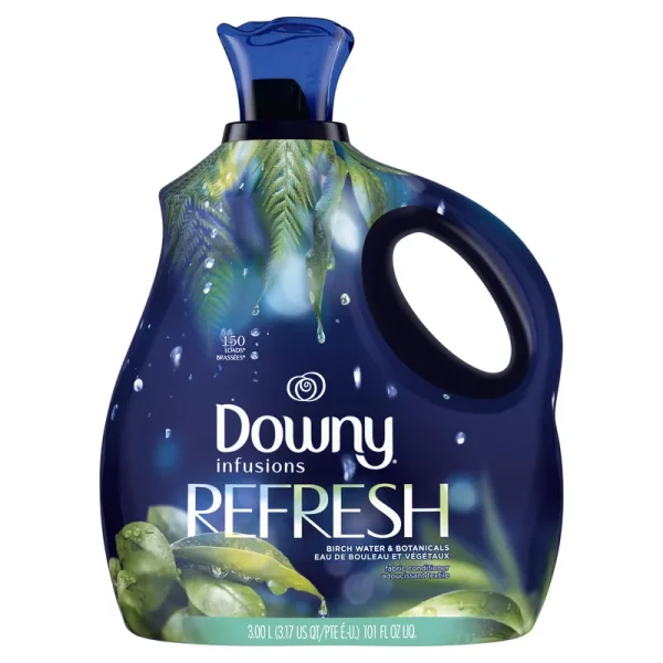 Downy Infusions Liquid Fabric Softener, Refresh, Birch Water & Botanicals, 101 fl oz