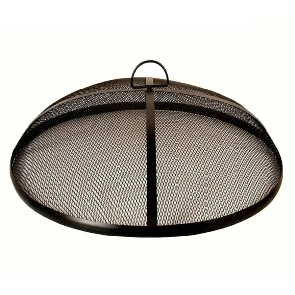 25 inch Fire Pit Mesh Screen, Black