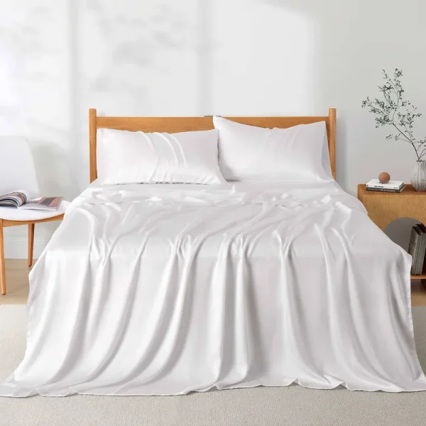 Silky Smooth Tencel Lyocell Sheet Set - King - White