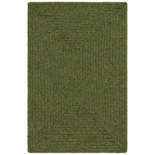 Garbrand Handmade Flatweave Green Area Rug Ebern Designs Rug Size: Rectangle 2' x 3'