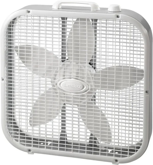 Lasko, White Air Circulating Box Fan 20 inch