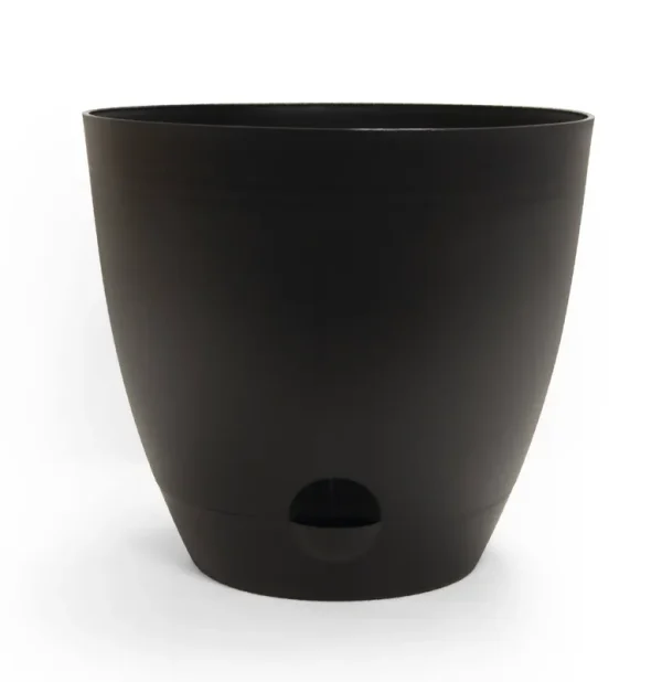 Mainstays 13.9" Self-Watering Black Planter - Each