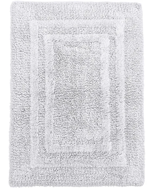 Hotel Collection Cotton Reversible 18" x 25" Bath Rug - White
