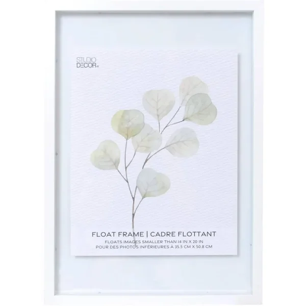 Studio Decor 14" x 20" White Float Frame - Each