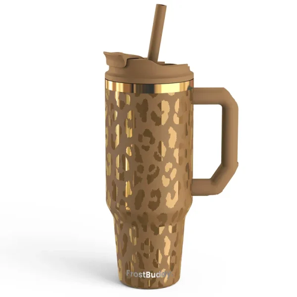 40oz Frost Buddy | Copper Leopard
