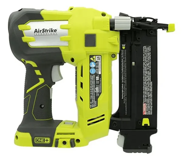 RYOBI 18 - VOLT ONE+ AIRSTRIKE CORDLESS BRAD NAILER, 18 - GAUGE, TOOL ONLY