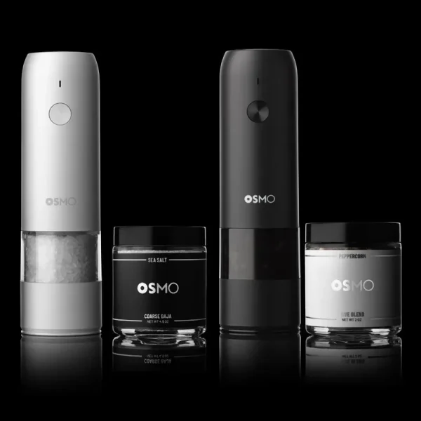Rechargeable Electric Salt & Pepper Grinder Set