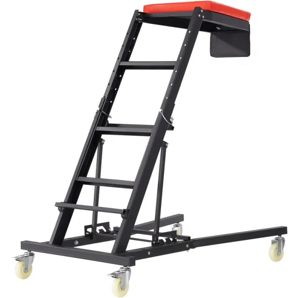 VEVOR Automotive Topside Creeper, with Adjustable Height 48" to 76", 400 lb Capacity High Creeper, 4 Swivel Caster Wheels, Heavy Duty Creeper for Auto Repair and Maintenance