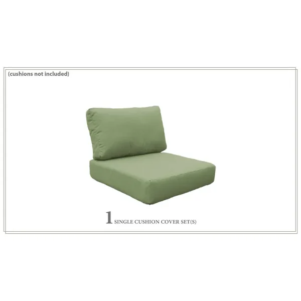 Indoor/Outdoor Cushion Cover TK Classics Fabric: Cilantro