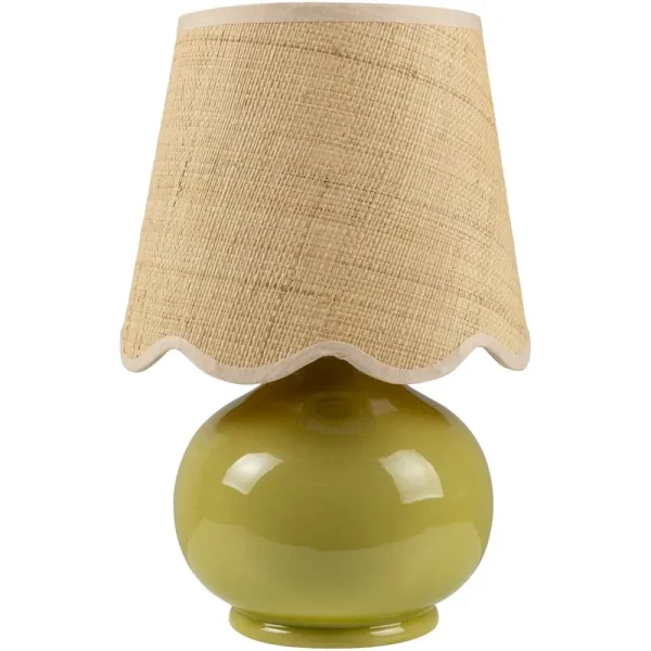 Momsen Lamp Base Color: Khaki, Size: 13" H x 8" W x 8" D
