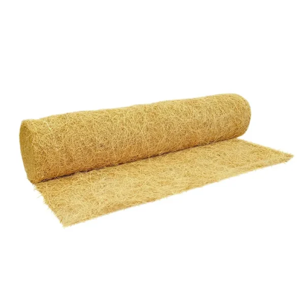 Quickgrass Pro Erosion Control Blanket Roll with Biodegradable Staples 2-1/2'x50' Natural