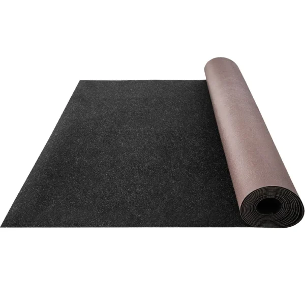 VEVOR Boat Carpet, 6 ft x 23 ft Marine Carpet for Boats, Waterproof Black Indoor Outdoor Carpet with Marine Backing Anti-slide