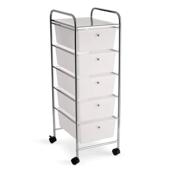 Recollections 13" 5 Drawer Rolling Cart - Each