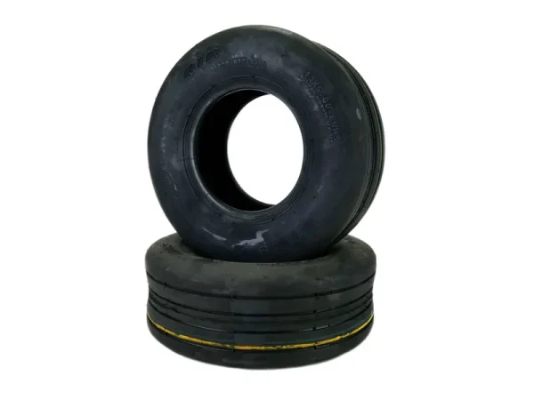 (2) Replacement 13x5.00 - 6 Ribbed Lawn Mower Tires