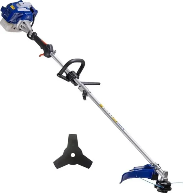 Badger 26 CC 2-Cycle 2-in-1 Gas Full Crank Straight Shaft Grass Trimmer with Brush CUTT