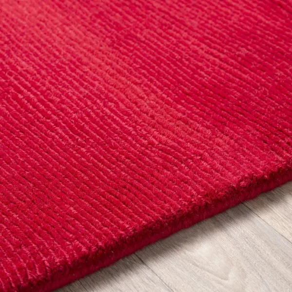 Villegas Wool Carmine Area Rug Wrought Studio Rug Size: Rectangle 3'3" x 5'3"