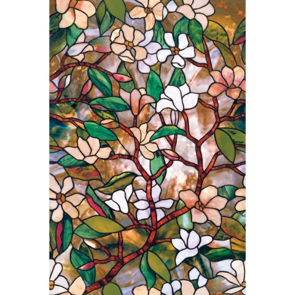 Artscape Magnolia Design Window Film, Magnolia, 24" x 36"