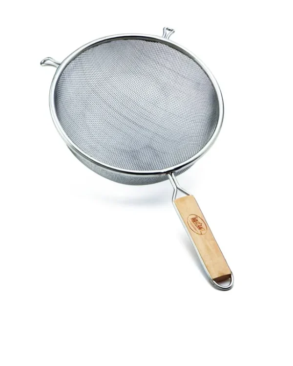 Tablecraft 94 Tinned Single Fine Mesh Strainer, 8"