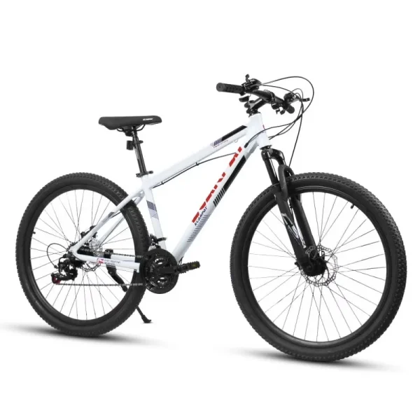 27 in Mountain Bike 21 Speed, Suspension Fork, Aluminum Frame Disc Brake, Mountain Biking for Both Men and Women