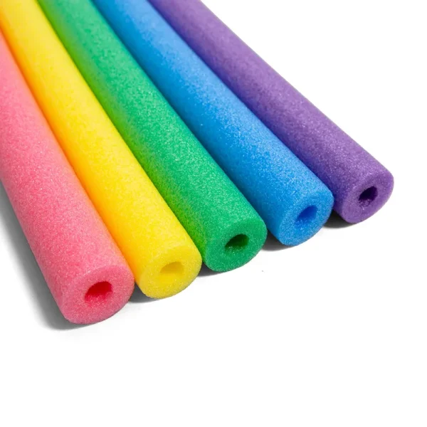 Big Joe Swim Noodle 40 Pack Pool Noodles, Assorted Coral, Purple, Yellow Foam, 4 Feet
