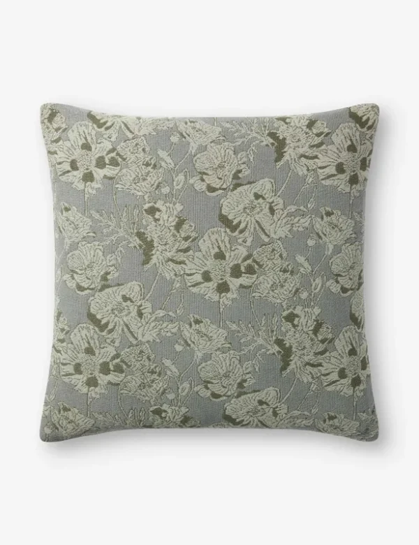 Matilda Silver Sage Pillow - Chris Loves Julia x Loloi