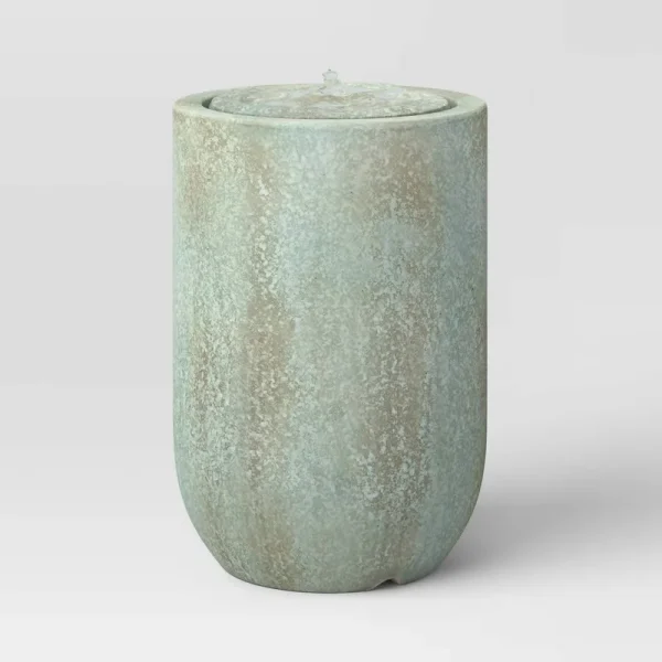 16" Round Fountain Green Patina - Smith & Hawken