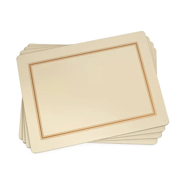 Pimpernel Classic Cream Placemats - Set of 4