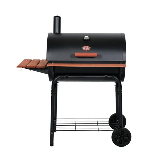 Char-Griller Super Pro; 30-in Black Barrel Charcoal Grill 2121