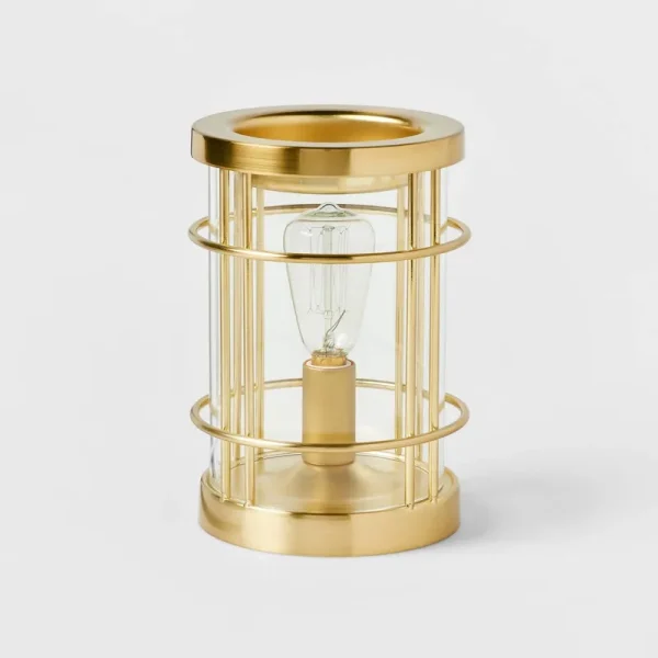 Threshold Metal 6.5" x 4.5" Bronze Edison Bulb Scent Warmer | Target